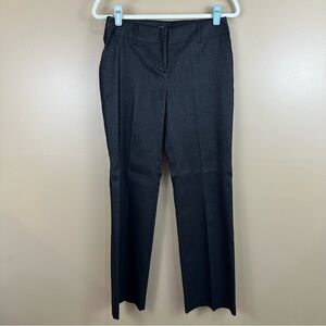 Y2K INC International Concepts Stretch Black Metallic Sheen Flat Front Pants 8P